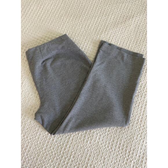 Soft Surroundings Gray Pull On Cropped‎ Stretch Pants Sz PXL - Picture 1 of 8
